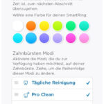 Oral-B Genius X 20000N Anpassungsmöglichkeiten App